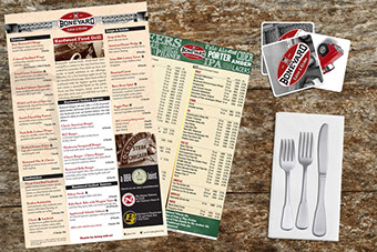 Menu design example